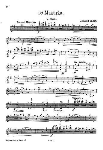 Mazurka No.1 In G