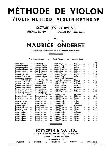Violin Method Book 3