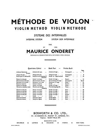 Violin Method Book 4