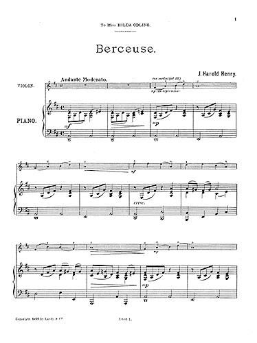 Berceuse