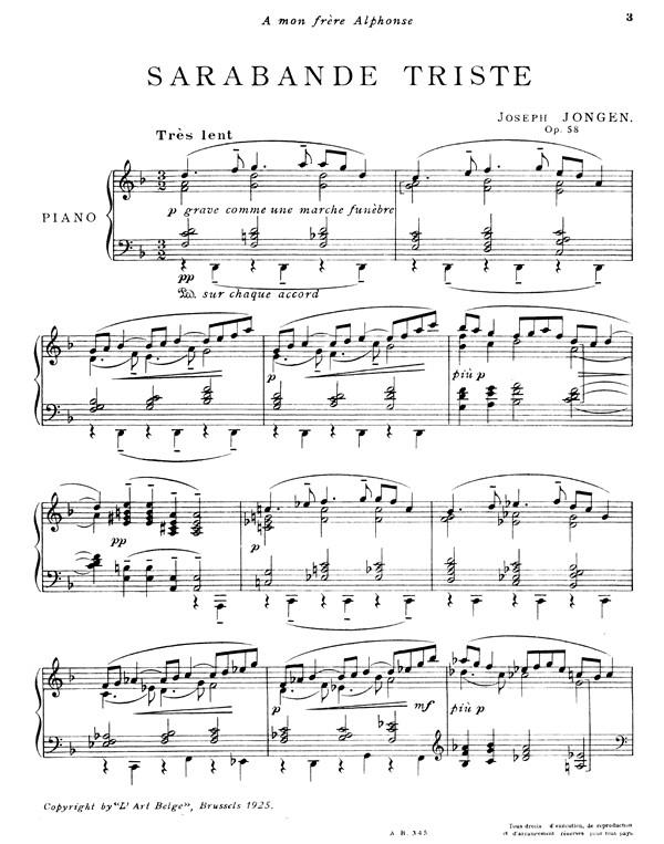 Sarabande Triste