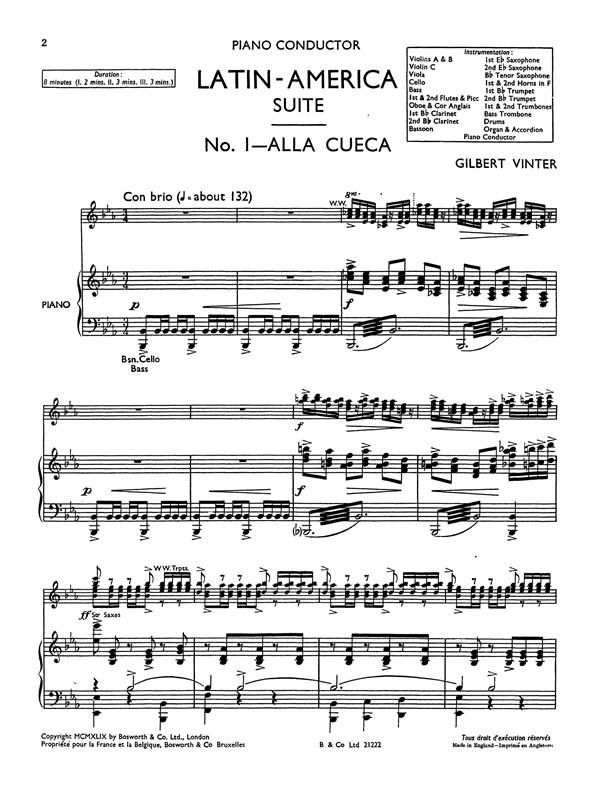 Vinter, G Latin America Suite