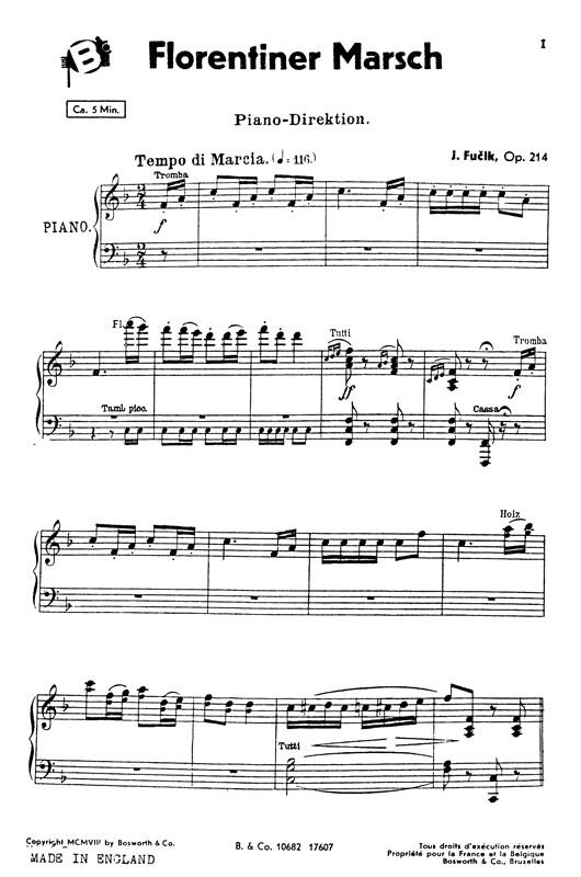 Julius Fucik: Florentiner Marsch
