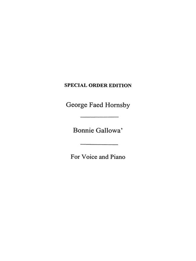 Hornsby, G F Bonnie Gallowa' G