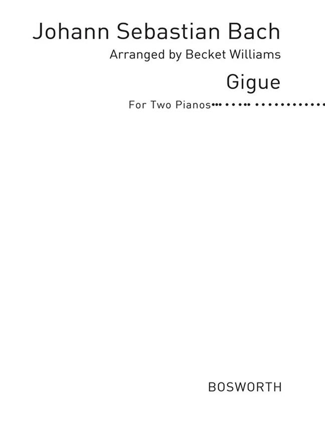 Gigue From An Organ Trio Piano Duet