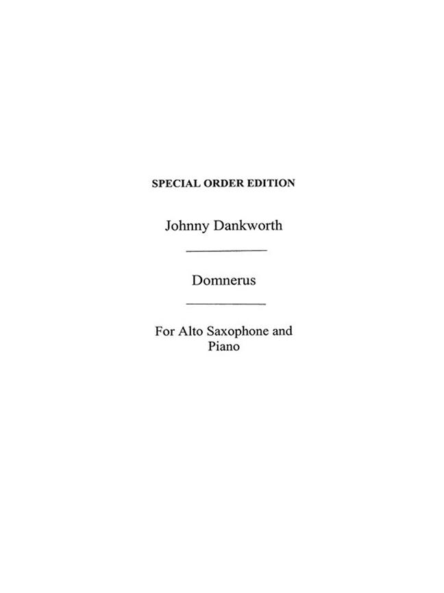 Dankworth, J Domnerus Alto