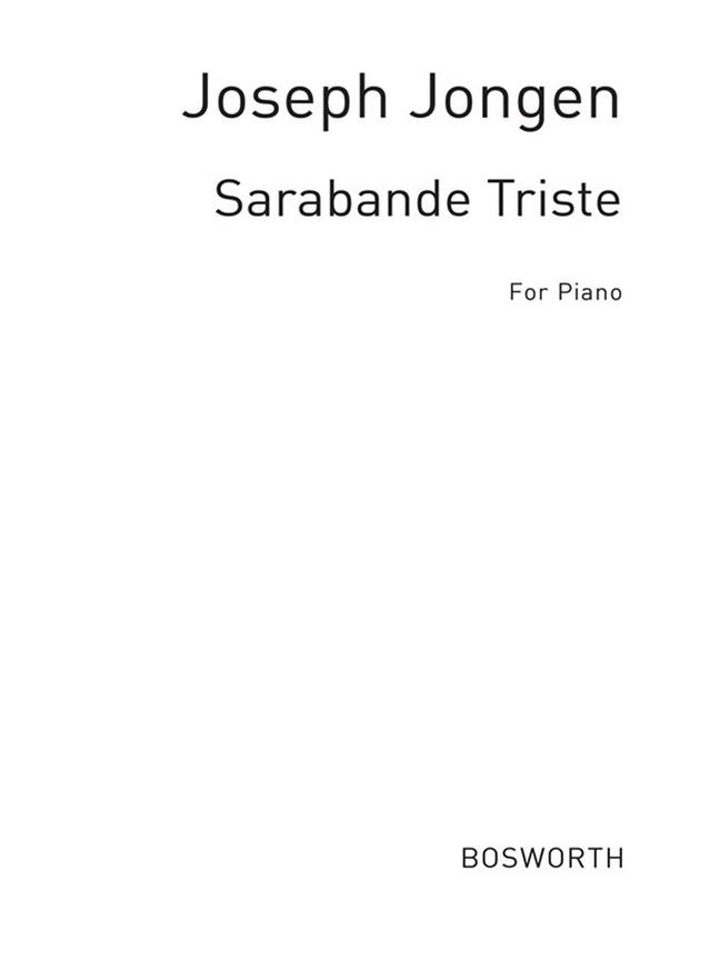 Sarabande Triste Op. 58