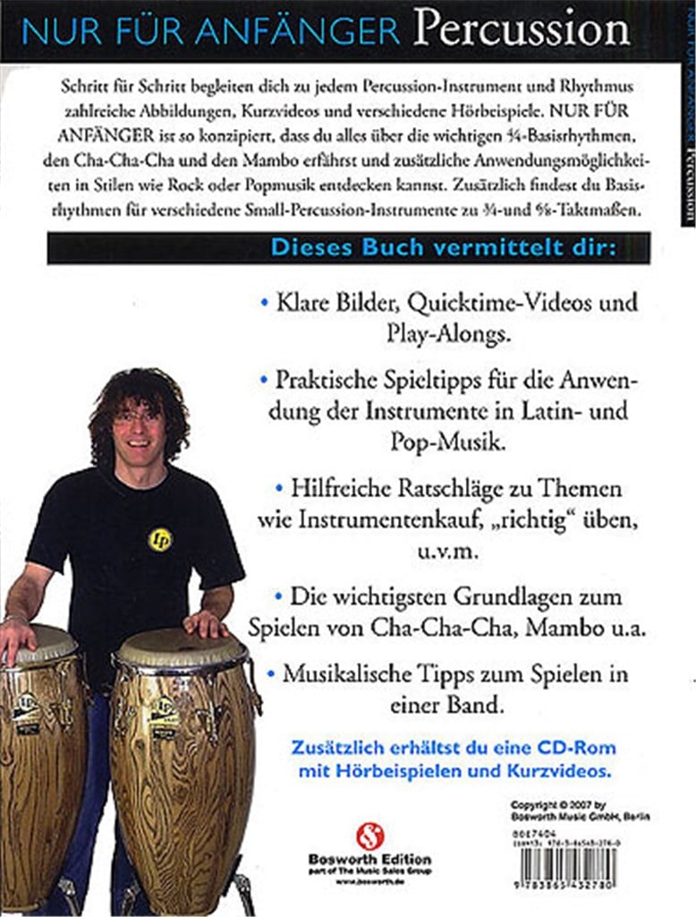 Nur Für Anfänger - Percussion (Book And CD)