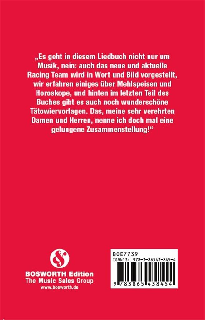 Farin Urlaub Racing Team: Songbook
