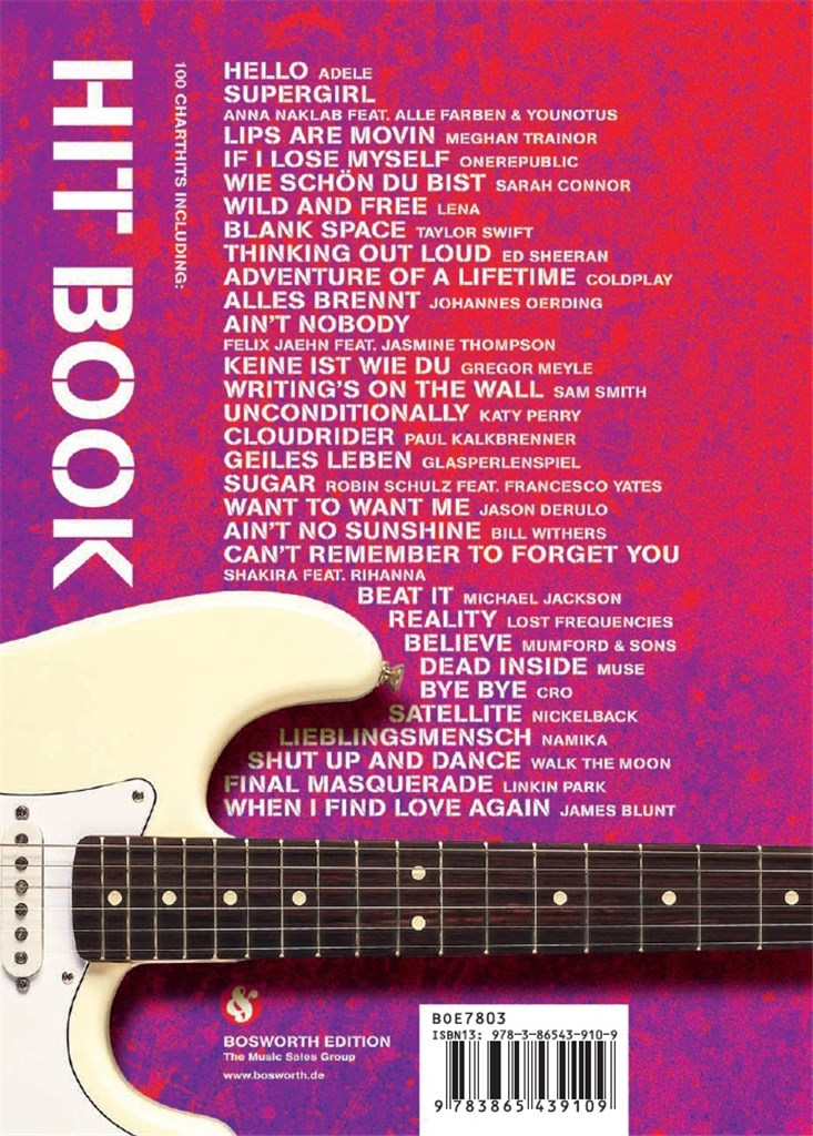 Hit Book - 100 Charthits für Gitarre