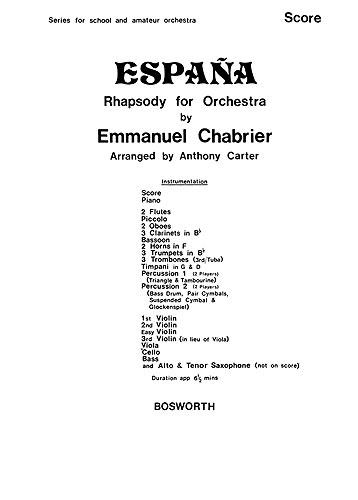 Chabrier, E Espana Carter