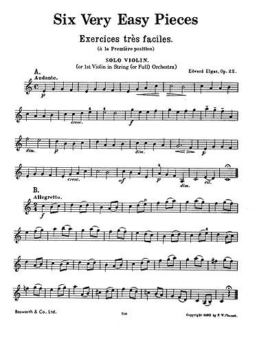 Six Very Easy Pieces Op.22