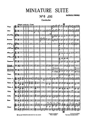 Miniature Suite Folksong And Jig