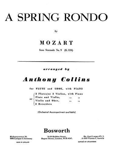 Spring Rondo (Bosworth Amateur School Orchestra)