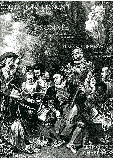 1-re Sonate, pour flute et harpe ou clavecin