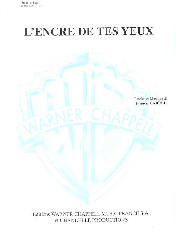 L'Encre Des Tes Yeux