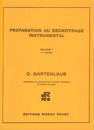 Préparation au déchiffrage instrumental-Vol F 1