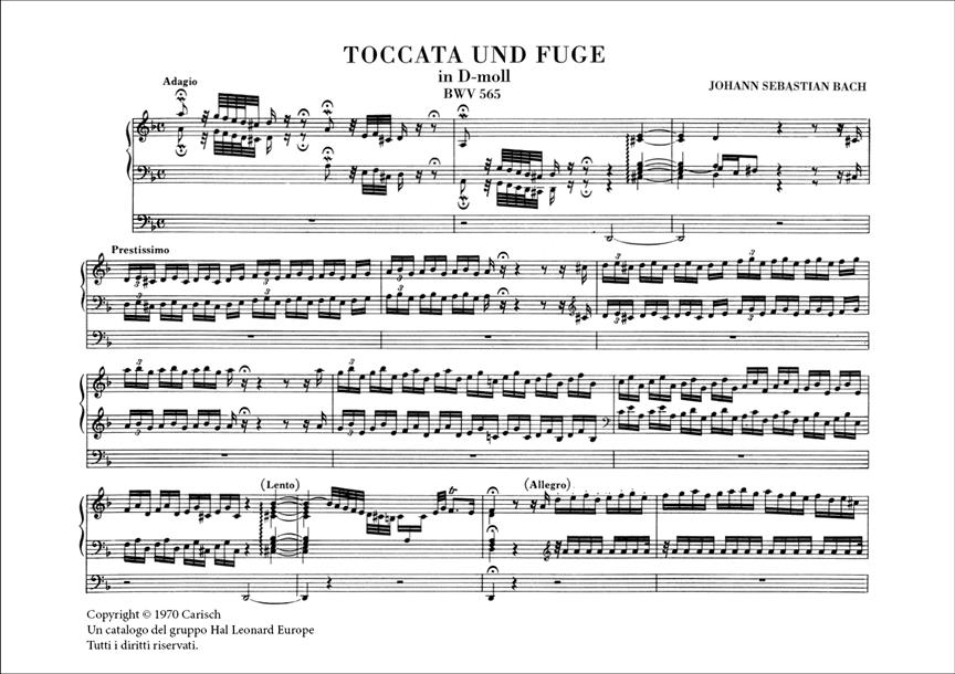 Toccata E Fuga Re M.