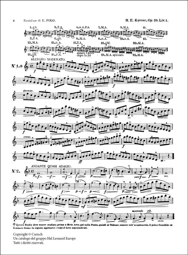 Studi (36) Op. 20 (Polo)
