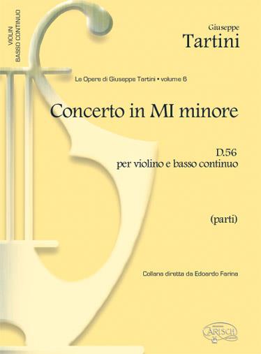 Concerto in Mi Minore D 56 per Violino e BC