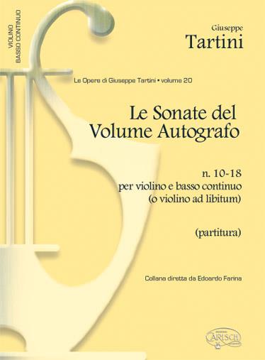 Tartini Volume 20: Sonate del Volume Autografo
