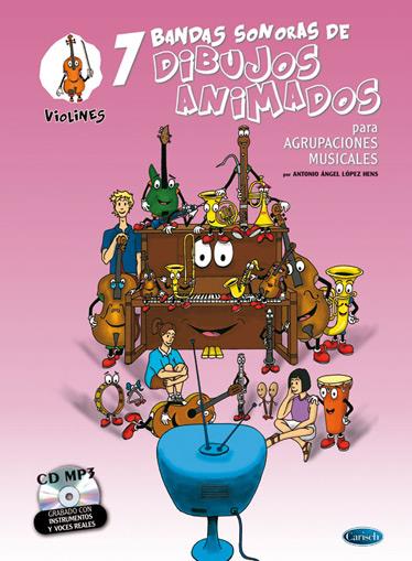 7 Dibujos Animados - Violines