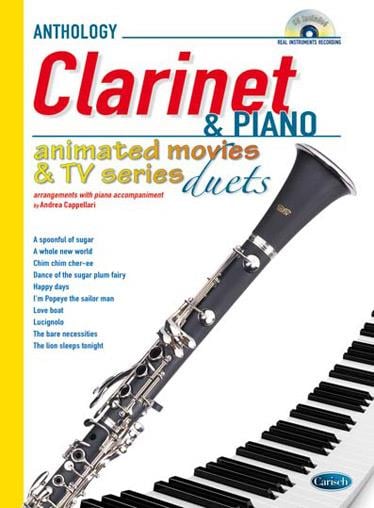 Animated Movies and TV Duets for Clarinet & Piano