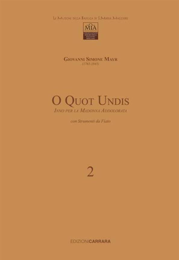 O Quot Undis Vol. 2