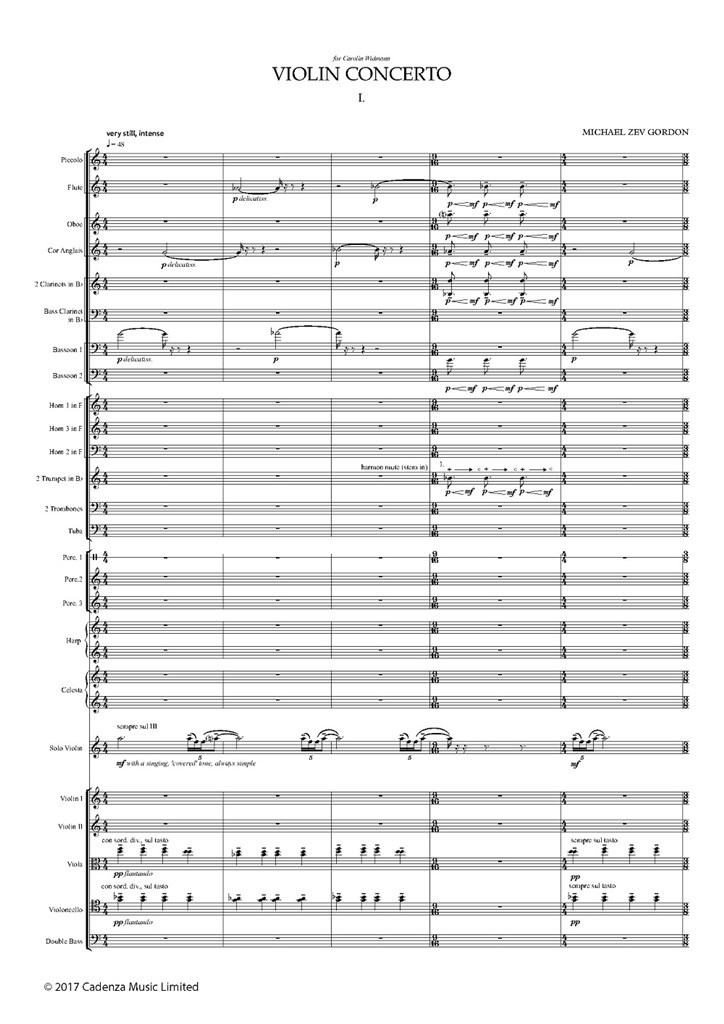 Violin Concerto (Study Score)