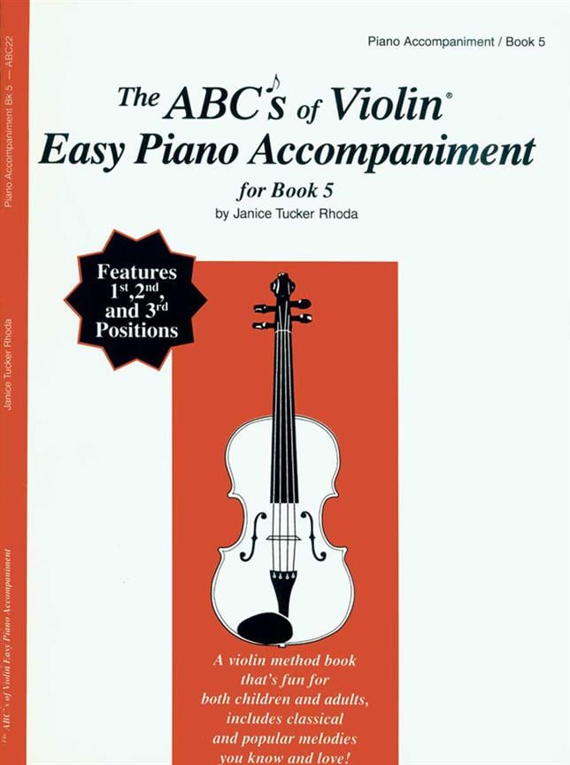 The ABCs Of Violin Easy Piano Accompaniment