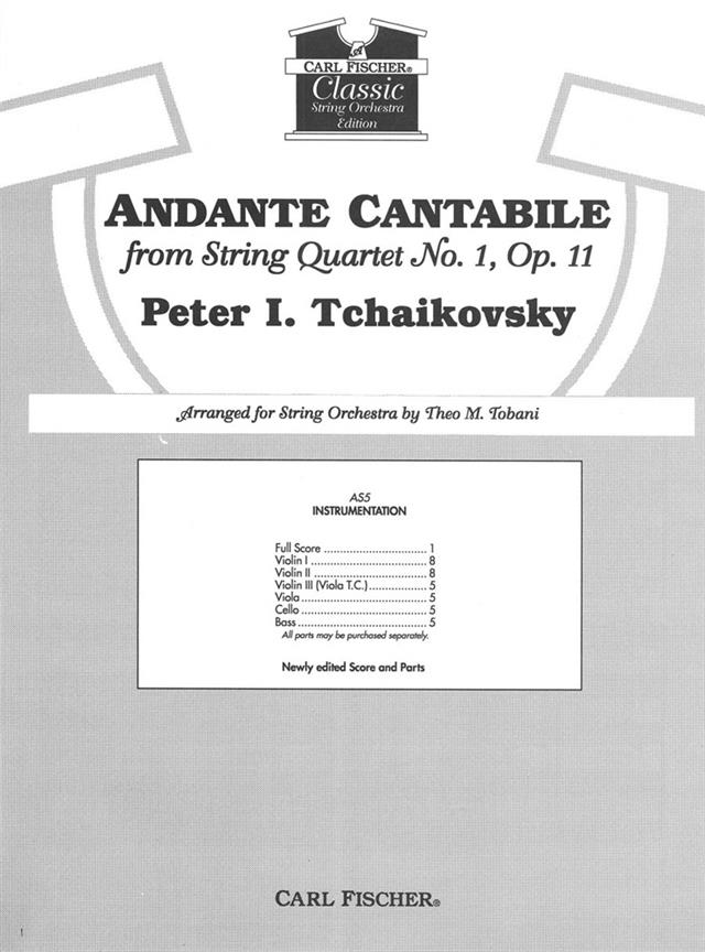 Andante Cantabile From String Quartet No. 1