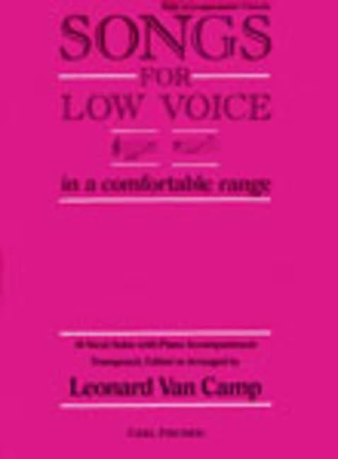 Songs for Low Voice