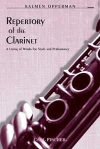 Repertory Of The Clarinet