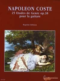 25 Etudes De Genre Op 38 For Guitar Solo