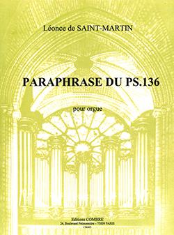 Paraphrase du Psaume 136 Op.15
