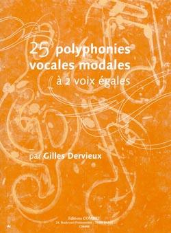 Polyphonies vocales modales (25) à 2 voix égales