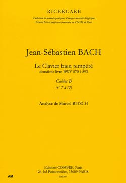 Le Clavier bien tempéré Vol2, cah. B n°7 à 12