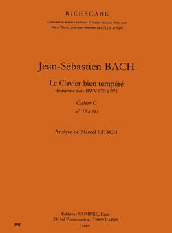 Le Clavier bien tempéré Vol.2 cahier C n°13 à 18