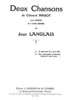 Chansons (2) Je suis aymé de la plus belle