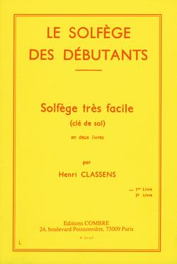Solfège des débutants - clé de sol Vol.1