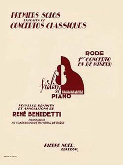 Solo n°1 du concerto n°1 en ré min.