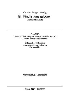 Ein Kind ist uns geboren