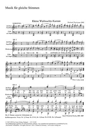 3 Chorsätze Becker-Foss, Kretzschmar und Tzschoppe
