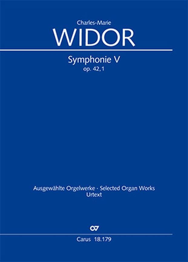 Symphonie No. V Pour Organ