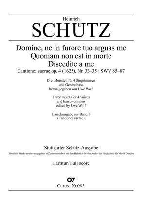Domine, ne in furore tuo arguas me