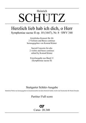 Herzlich lieb hab ich dich, o Herr