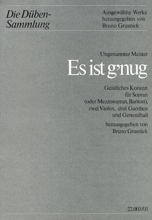 Es ist genug