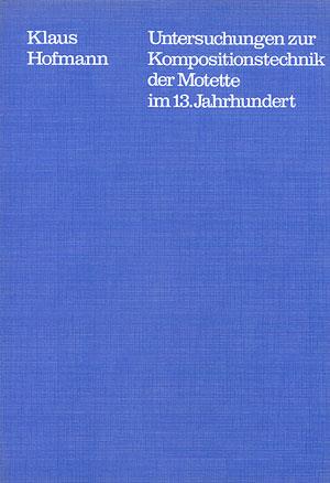 Untersuchung zur Kompositionstechnik der Motette
