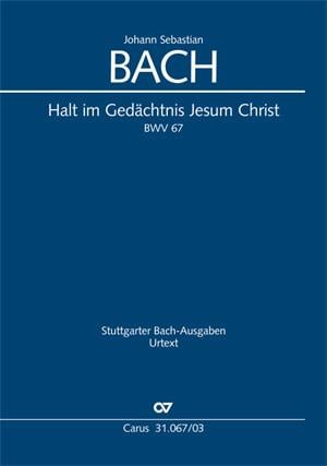 Halt im Gedächtnis Jesum Christ