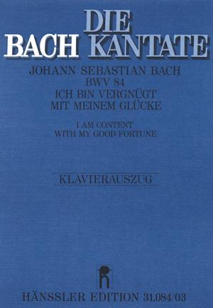 Ich bin vergnügt mit meinem Glücke